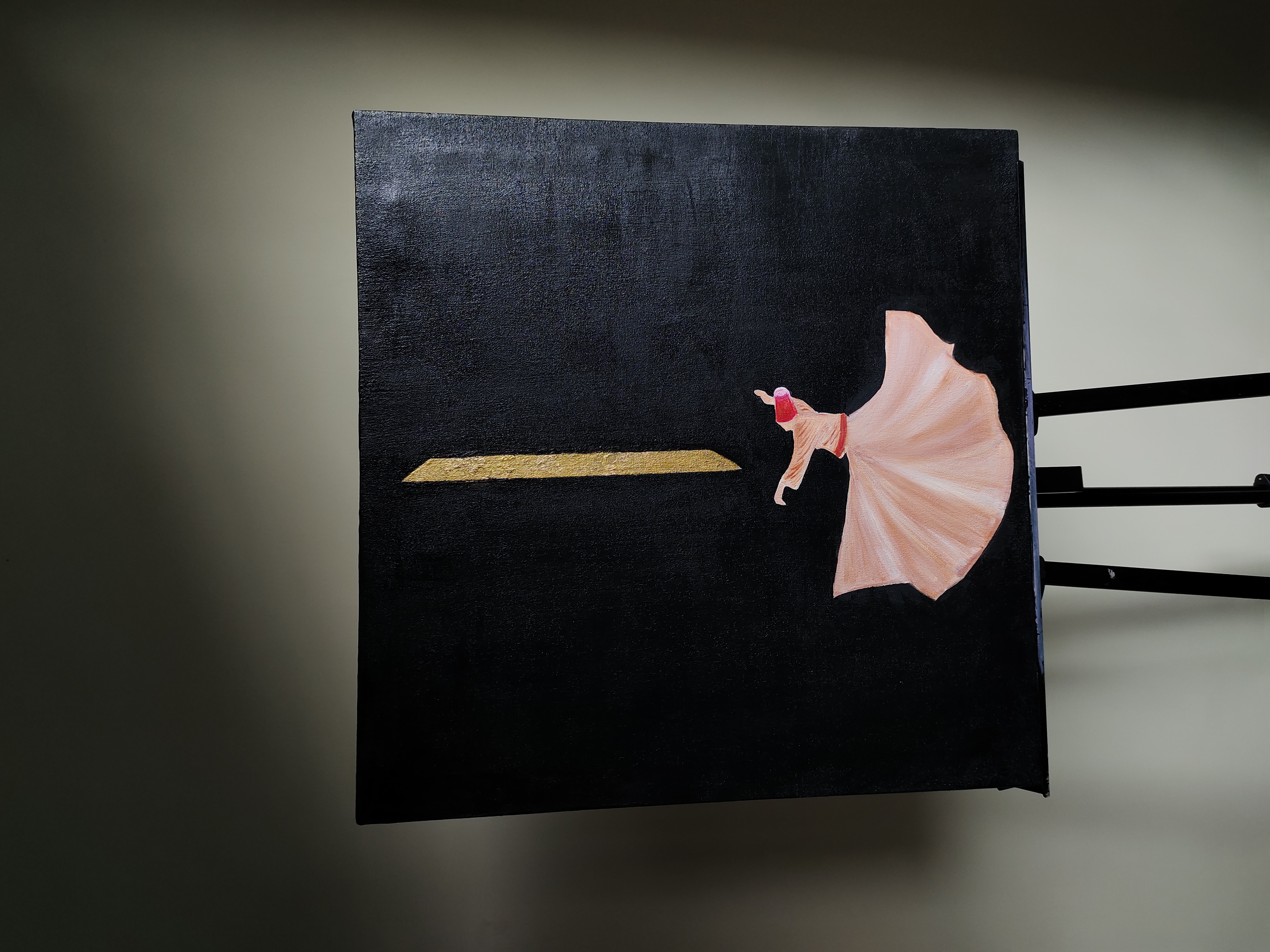 Alif — whirling dervish with golden Alif